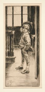 Sa Première Culotte [Eerste Paar Broeken] door James Tissot