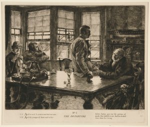 Het vertrek door James Tissot