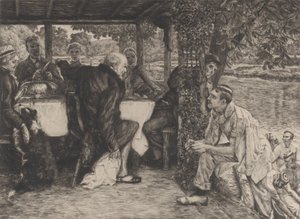 De Gelijkenis van de Verloren Zoon, No. IV: Het Gemeste Kalf door James Tissot