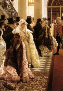 De vrouw van de mode door James Tissot