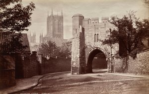Pottergate, Lincoln, Engeland door James Valentine