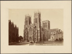 York Minster, westelijke voorkant door James Valentine