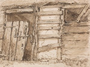 Een bijgebouwmuur door James Ward