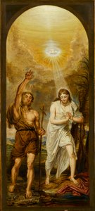 De doop van Christus, 1841 door James Ward