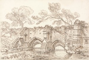 De oude dubbele brug, Bury St. Edmunds