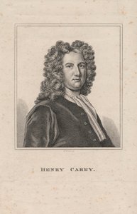 Henry Carey, gegraveerd door R. Grave, ca. 1800 door James Wasdail