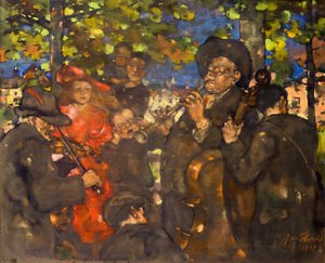 De muzikanten (of De minstrelen) door James Watterston Herald