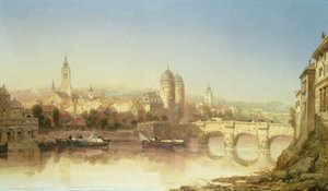 Een Zicht op Heidelberg, 1873