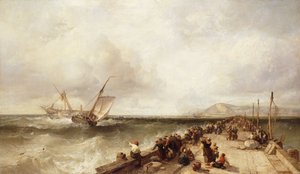 Honfleur, 1867 door James Webb