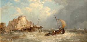 Mont Orgueil Kasteel, Jersey door James Webb