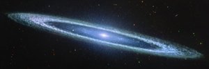 Sombrero-sterrenstelsel (MIRI Compass-opname) door James Webb Space Telescope (NASA)