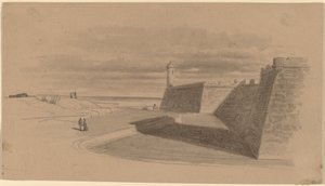 Gracht bij Fort Marion, Florida