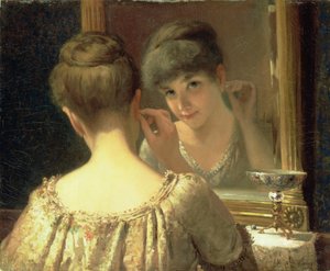 De Kokette, ca. 1885