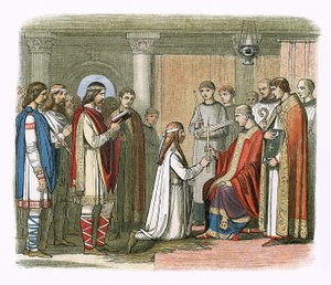 Doop van koning Guthorm door James William Edmund Doyle