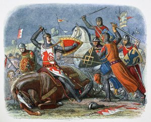 Dood van Simon de Montfort, Slag bij Evesham, Worcestershire door James William Edmund Doyle