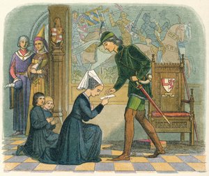 Edward IV en Lady Elizabeth Grey, 1464, 1864 door James William Edmund Doyle