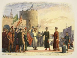 Henry in Waterford, Ierland, 18 oktober 1172, uit 