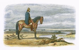 Koning Alfred plant de verovering van de Deense vloot door James William Edmund Doyle