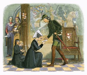 Koning Edward IV en dame Elizabeth Grey