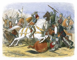 Koning Richard III bij Bosworth Field door James William Edmund Doyle