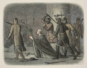 Moord op Thomas Becket, Canterbury Cathedral, 29 december 1170, uit 
