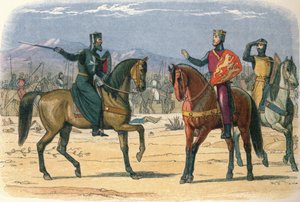 Richard en de Meester van St. John, 1191, 1864 door James William Edmund Doyle