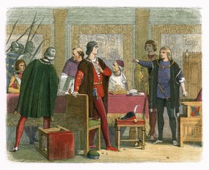 Richard beveelt de arrestatie van Hastings door James William Edmund Doyle