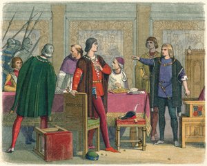 Richard beveelt de arrestatie van Hastings door James William Edmund Doyle