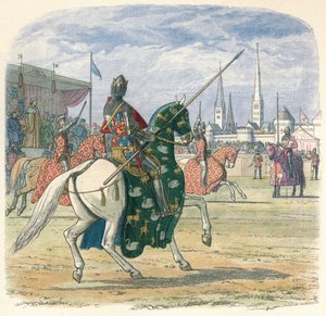 Richard stopt het duel tussen Hereford en Norfolk, 1398 1864 door James William Edmund Doyle