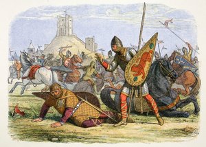 Robert verwondt zijn vader, koning Willem I, Normandië, 1079 1864 door James William Edmund Doyle
