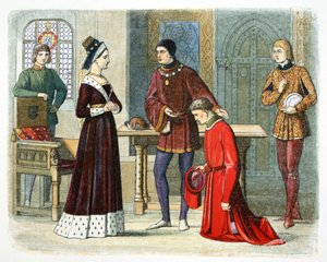 De Graaf van Warwick onderwerpt zich aan Koningin Margaret, 1470 1864 door James William Edmund Doyle