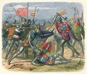 De koning aangevallen door de hertog van Alençon door James William Edmund Doyle