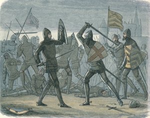 De bevrijding van Calais, 1864 door James William Edmund Doyle