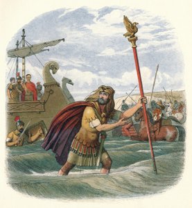 De vaandeldrager van het tiende legioen