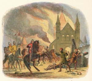 William ontvangt een dodelijke verwonding in Mantes, 1087 door James William Edmund Doyle