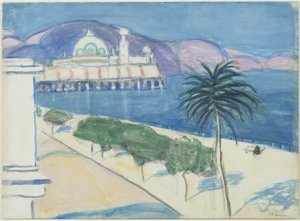 Casino aan zee, c.1921 door James Wilson Morrice