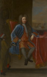 Elihu Yale met zijn dienaar