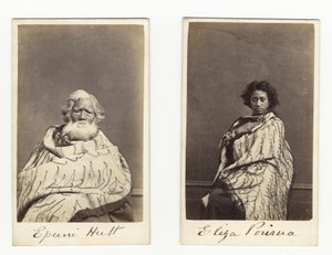 Epuni Hutt en Eliza Porirua, c.1865