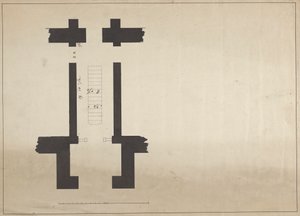 Cobham Hall, Kent: Ongeïdentificeerd plan voor een doorgang door James Wyatt