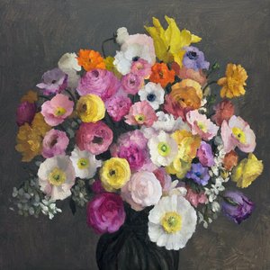 Levendig bloemenboeket door James Zamora