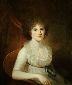 Portret van Ann Emily Rush door James the Elder Peale