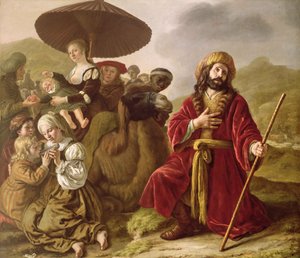 Jacob zoekt vergeving van Esau door Jan (1620 76) Victors