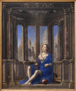 Danaë. Jupiter verandert in een gouden regen om de jonge vrouw te verleiden