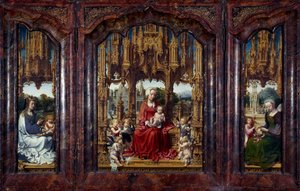 Drieluik Malvern door Jan (c.1472 c.1533) Gossaert