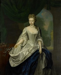Portret van Louise Christina Trip door Jan Abel Wassenbergh