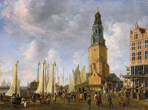 De Haringpakkers Toren, Amsterdam door Jan Abrahamsz. Beerstraten