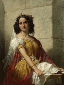 Salome met het hoofd van Johannes de Doper door Jan Adam Janszoon Kruseman
