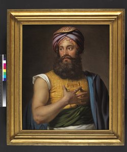 De grote Belzoni, 1824 door Jan Adam Janszoon Kruseman