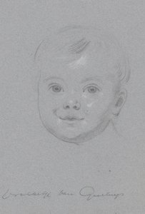 Portret van het dochtertje van Geerlings