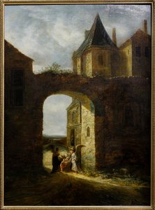 Verschijning van drie engelen aan Abraham door Jan Aertsen Marienhof